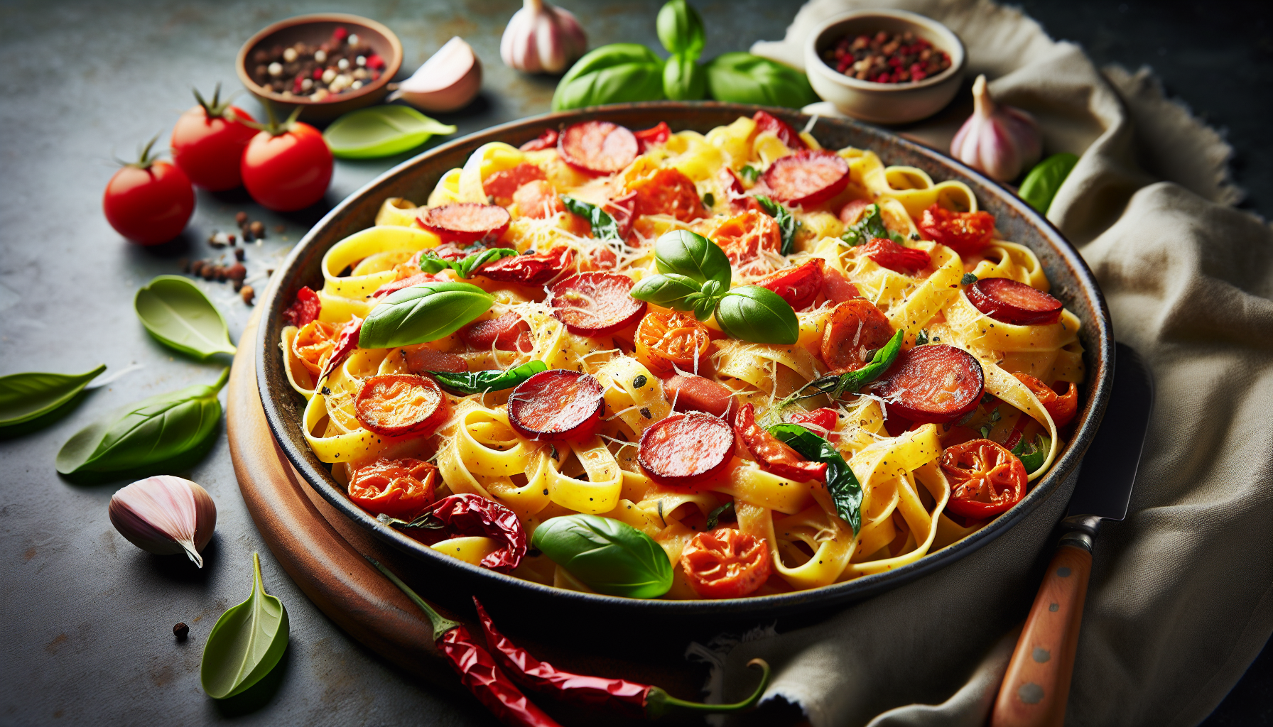 tagliatelle al forno